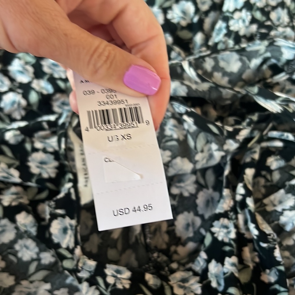 NWT American Eagle babydoll mini dress XS - Picture 4 of 4